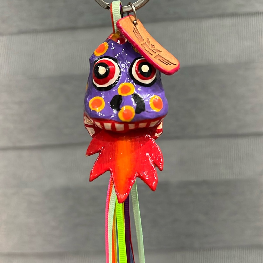 Consuela Colorful Tassel Key Holder